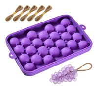 Soap Molds Exquisite Grape Soap Making Kit with Molds & Jute Rope Ideal for Making Soaps that Decorative Pieces and Functional Bath Items