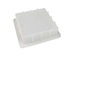 Soap Moulds 1PC 500ML/1.2L Square Rectangle Silicone Soap Mold Making Box Silicon Liner DIY Handmade Loaf Craft Tool Swirled Cold Process(1.2L Square Mold)