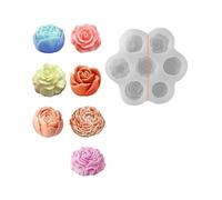 Soap Moulds 1PC 500ML/1.2L Square Rectangle Silicone Soap Mold Making Box Silicon Liner DIY Handmade Loaf Craft Tool Swirled Cold Process(Flower Mold)