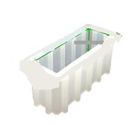 Soap Moulds 1PC 500ML/1.2L Square Rectangle Silicone Soap Mold Making Box Silicon Liner DIY Handmade Loaf Craft Tool Swirled Cold Process(500ml soap Mold)