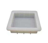 Soap Moulds 6 Inch Square Rendering Silicone Soap Mold DIY Handmade Loaf Tray Thickened Mould Crafts Soaps Making Tools