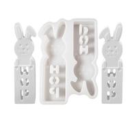 Soap Moulds | Easter Bunny Shape | Easy Release Non-Stick for Soap Resin Clay Home Easter Decoration