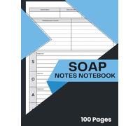 SOAP Notes Notebook for Therapists, Counselors, Social Workers & Mental Health Professionals: 100 Pages | 8.5 x 11 in | Soap Assessment Notes Log Book