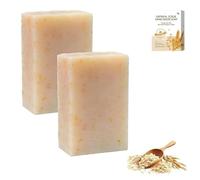 Soap, Oatmeal Scrub Handmade Soap, Cleansing Skin Care for Dry and Sensitive Skin, Deep Hydrating and Moisturizing