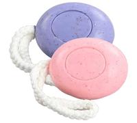 Soap on a Rope 2Pcs Natural Fragrance Face Soap Moisturizing Hand Soap Oil Control Exfoliating Bath Soap for Men Women,150g