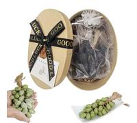 Soap on a Rope - Grape Soap on a Rope, Advanced Handmade Grape Shaped Soaps, Grape ClusterSoap for Face, Body Shower (20 grapes,Black)