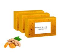 Soap Original, Moisturizing Deep Cleansing, Bar for Face Dark Spot Soap, for Women Men, Organic Turmeric, Dark Spot Remover for Brightening, Brightening (3PCS)