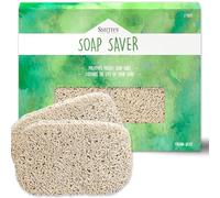 Soap Saver by Smith’s® | Extend Your Soap’s Life | 14 cm (L) x 8 cm (W) x 1.2 cm (H) | Biege / 2 Pack | 50% Thicker | Enhanced Design | Tested And Free of Harsh Chemicals | Trim To Any Size
