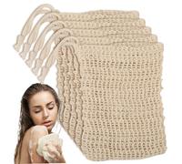 Soap Savers 5Pcs Soap Bag Bar for Bar Soap Breathable Mesh Soap Pouch with Drawstring Foaming and Drying Soap Holder for Shower Deep Exfoliating