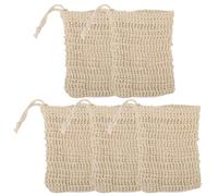 Soap Savers 5Pcs Soap Bag Bar for Bar Soap Breathable Mesh Soap Pouch with Drawstring Foaming and Drying Soap Holder for Shower Deep Exfoliating Soap Savers for Bar Soap Bar Soap Holder Soap Saver Bar