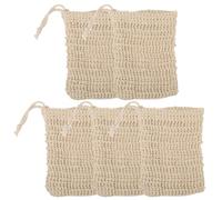 Soap Savers 5Pcs Soap Bag Bar for Bar Soap Breathable Mesh Soap Pouch with Drawstring Foaming and Drying Soap Holder Soap Bags For Soap Bars