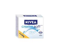 Soap Set Creme Soft Nivea (3 pcs)
