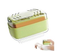 SOAP Storage Box - Rolling Soap Container, Drainable Travel Case | Leak-proof Camping Cleaning Box, Bathroom Organizer for Women Men, Dormitory Shower Accessories for RV Outdoor Travel