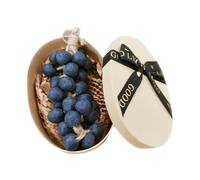 Soaprella Graperie Artisan Soaps, Handmade Grape Bunch Soap Set, Cold Process Natural Face & Body Soap with Glycerin, Fruity Jasmine Scent, for Women & Men
