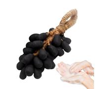 Soaprella Graperie | Grape Bunch Soap | Cold Press Realistic Natural Deep Cleansing Bathroom Accessories | Handcrafted | Functional | Green & Black | For Men Hand Face