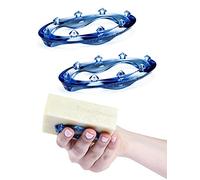 SoapStandle, Soap Handle and Stand, All-in-One Product, Replaces Messy Soap Dish, Keeps Soap Dry, Saves Soap from Waste (2, Blue)