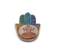 Soapstone Hamsa Buddha Incense Holder - Spiritual Home Decor
