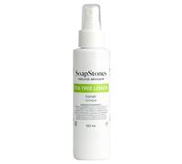 Soapstones Lemon Tea Tree Toner - 120ml - Soothing Witch Hazel Toner for Face - Sustainable Skincare for Normal to Oily Skin Types