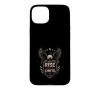 Soar Beyond Limits - Eagle Motivational Design Case for iPhone 15 Plus