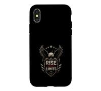 Soar Beyond Limits - Eagle Motivational Design Case for iPhone X/XS