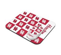 SOAR Collegiate Wireless Mouse and Mouse Pad- Checkered, Houston Cougars