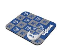 SOAR Collegiate Wireless Mouse and Mouse Pad- Checkered, Memphis Tigers