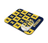 SOAR Collegiate Wireless Mouse and Mouse Pad- Checkered, Michigan Wolverines
