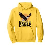 Soar Like An Eagle Christian Isaiah 40:31 Pullover Hoodie