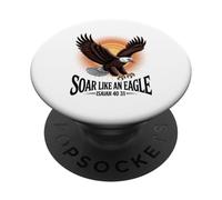 Soar Like An Eagle Isaiah 40:31 Strength PopSockets Adhesive PopGrip