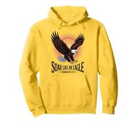Soar Like An Eagle Isaiah 40:31 Strength Pullover Hoodie