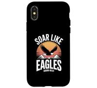 Soar Like Eagles Isaiah 40:31 Christian Bible Verse Case for iPhone X/XS