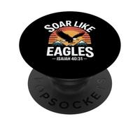 Soar Like Eagles Isaiah 40:31 Christian Bible Verse PopSockets Adhesive PopGrip