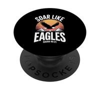 Soar Like Eagles Isaiah 40:31 Christian Bible Verse PopSockets Adhesive PopGrip