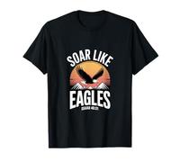 Soar Like Eagles Isaiah 40:31 Christian Bible Verse T-Shirt