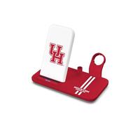 SOAR NCAA 4-in-1 Wireless Charging Docking Station: Fast Charge for iPhone, Apple Watch, Air Pods & Apple Pencil, Houston Cougars