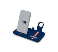 SOAR NFL 4-in-1 Wireless Charging Docking Station: Fast Charge for iPhone, Apple Watch, Air Pods & Apple Pencil, Dallas Cowboys