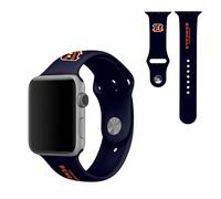 SOAR NFL Silicone 38mm Watch Band, Cincinnati Bengals