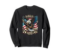 Soar On Wings like an Eagle, America, Isaiah 40:31 Christian Sweatshirt