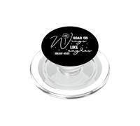 Soar on Wings Like Eagles Inspirational Floral Typography PopSockets PopGrip for MagSafe