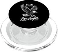 Soar On Wings Like Eagles Isaiah 40:31 Christian Design PopSockets PopGrip for MagSafe