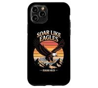 Soar on Wings like Eagles Isaiah 40:31 Eagle Design Case for iPhone 11 Pro