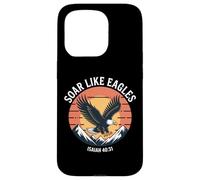 Soar on Wings like Eagles Isaiah 40:31 Eagle Design Case for iPhone 15 Pro