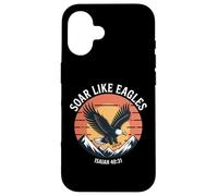 Soar on Wings like Eagles Isaiah 40:31 Eagle Design Case for iPhone 16