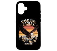 Soar on Wings like Eagles Isaiah 40:31 Eagle Design Case for iPhone 16