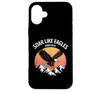 Soar on Wings like Eagles Isaiah 40:31 Eagle Design Case for iPhone 16 Plus