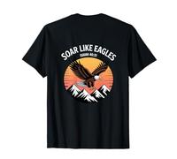 Soar on Wings like Eagles Isaiah 40:31 Eagle Design T-Shirt