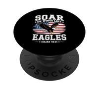Soar On Wings Like Eagles Isaiah 40:31 PopSockets Adhesive PopGrip