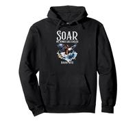 Soar on Wings Like Eagles - Isaiah 40:31 Pullover Hoodie