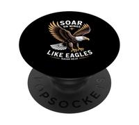 Soar On Wings Like Eagles Isaiah 40:31 Strength Faith PopSockets Adhesive PopGrip