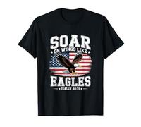 Soar On Wings Like Eagles Isaiah 40:31 T-Shirt